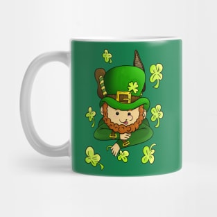 Happy Smiling Leprechaun - Funny St. Patrick's Day Mug